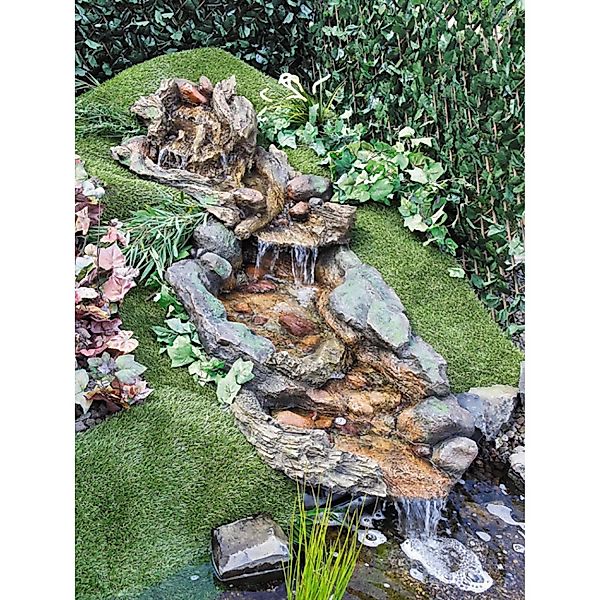 Granimex Bachläufe Honghe Polyresin Natur 41 cm x 266 cm x 72 cm günstig online kaufen