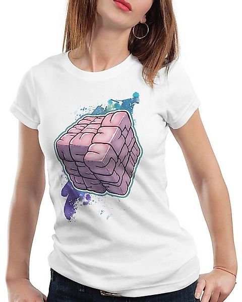 style3 T-Shirt Brain Cube speed zauberwürfel rubik speed cube günstig online kaufen