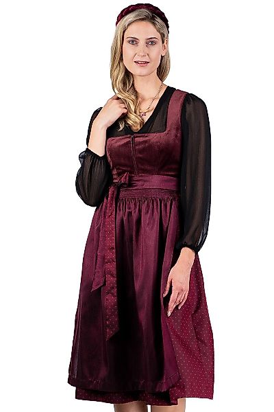 Spieth & Wensky Dirndl Samt Dirndl günstig online kaufen