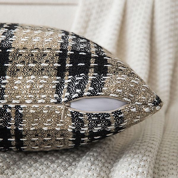 BYSURE Kissenbezug, (2 Stück), Jacquard Deko-Kissenbezüge günstig online kaufen