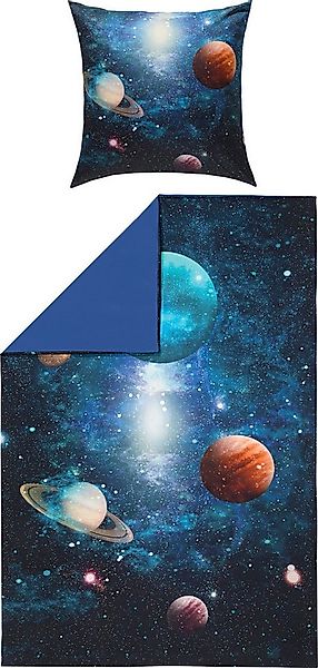 Erwin Müller Kinderbettwäsche Wendebettwäsche, Mako-Satin, Motiv günstig online kaufen