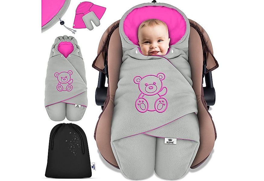 KIDIZ Deckenschlafsack, Baby Einschlagdecke mit Tasche für Winter & Herbst günstig online kaufen