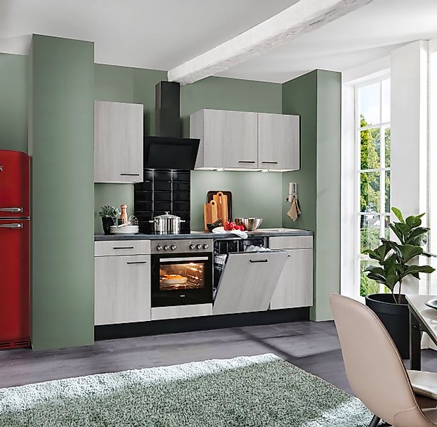 wiho Küchen Küche Nisos, Soft-Close-Funktion, Breite 220 cm, höhenverstellb günstig online kaufen