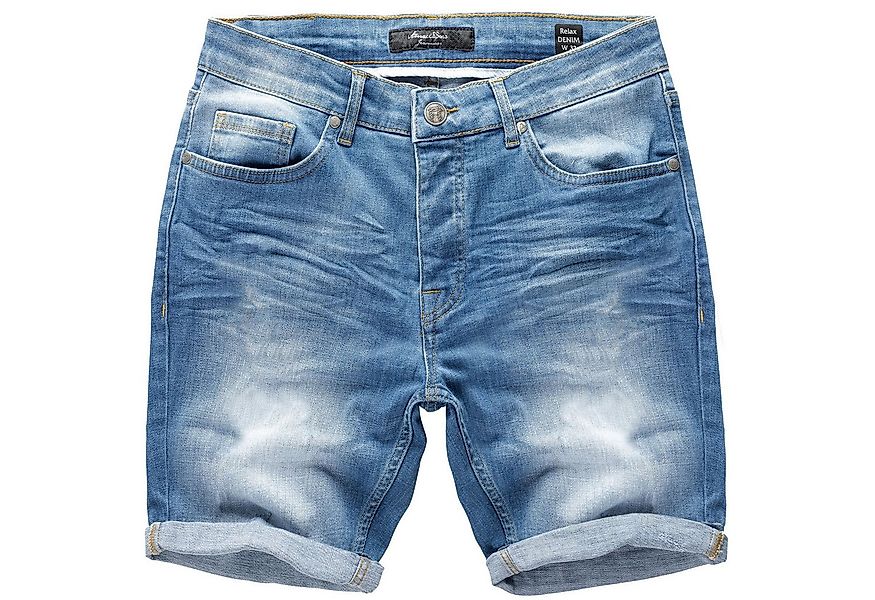 Amaci&Sons Jeansshorts MAYWOOD Jeansshort Herren Bermuda kurze Männer Hose günstig online kaufen