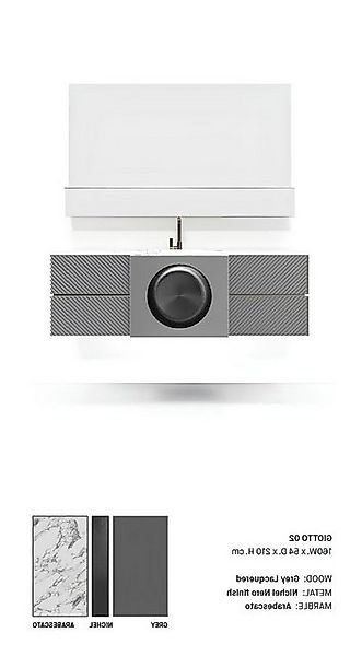 Xlmoebel Badezimmerspiegelschrank Graue Badarmaturen im italienischen Stil günstig online kaufen