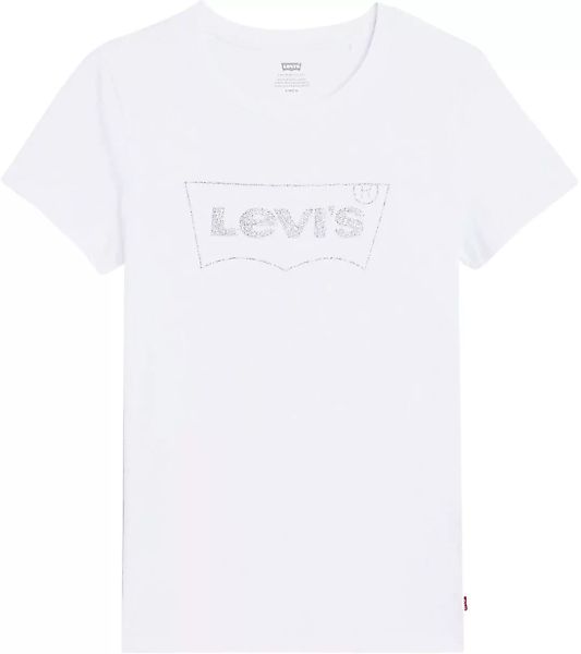 Levis Rundhalsshirt "THE PERFECT TEE", mit Logo im Metallic-Holo Print günstig online kaufen