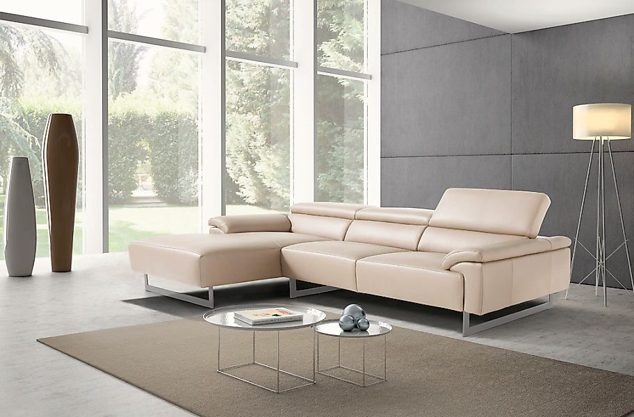 Egoitaliano Ecksofa "Malika, edel und bequem, Designsofa mit hochwertigen B günstig online kaufen