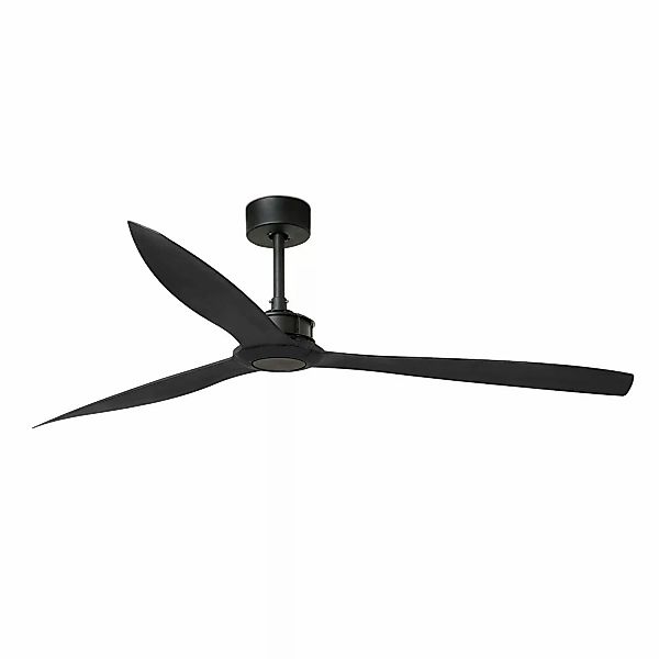 FARO Energiespar Deckenventilator mit Fernbedienung Just Fan Schwarz 178 cm günstig online kaufen