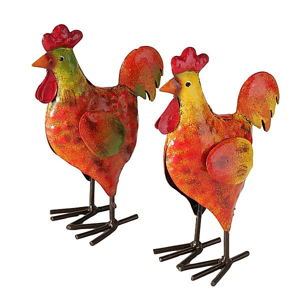 MF Tierfigur Deko Hühner aus Metall günstig online kaufen