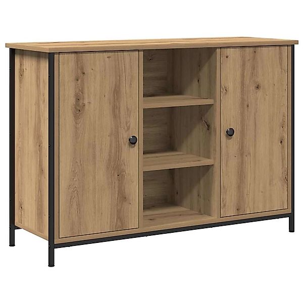 vidaXL Sideboard Artisan-Eiche 100 x 35 x 70 cm Holzwerkstoff 869095 günstig online kaufen