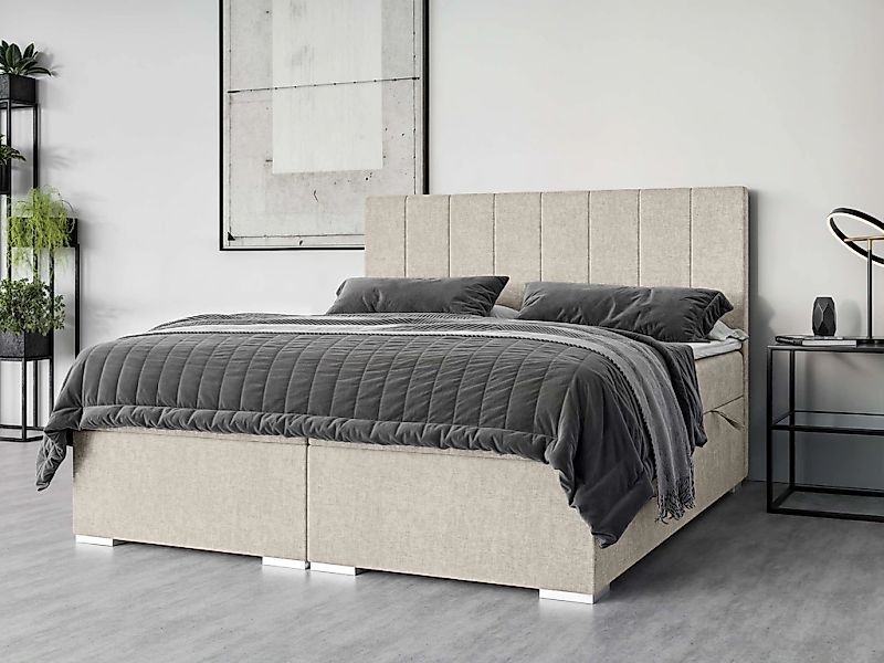 Home affaire Bett "Ginoro mit Matratze und Topper, in 3 Breiten (140, 160 u günstig online kaufen