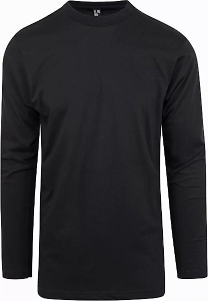 Alan Red T-Shirt Virginia Schwarz Longsleeve 2-pack - Größe M günstig online kaufen