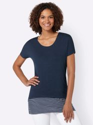 Casual Looks 2-in-1-Shirt "Shirt + Top" 1 Stk. tlg. günstig online kaufen