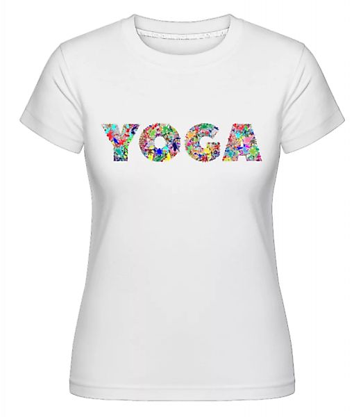 Yoga Blumen · Shirtinator Frauen T-Shirt günstig online kaufen
