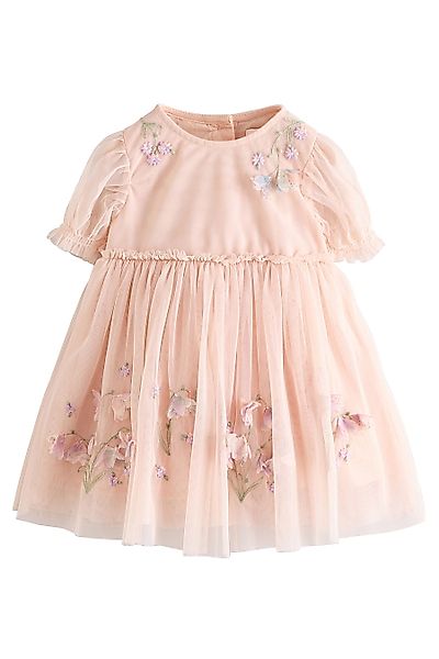 Next Tüllkleid Besticktes Kleid aus Netzstoff günstig online kaufen