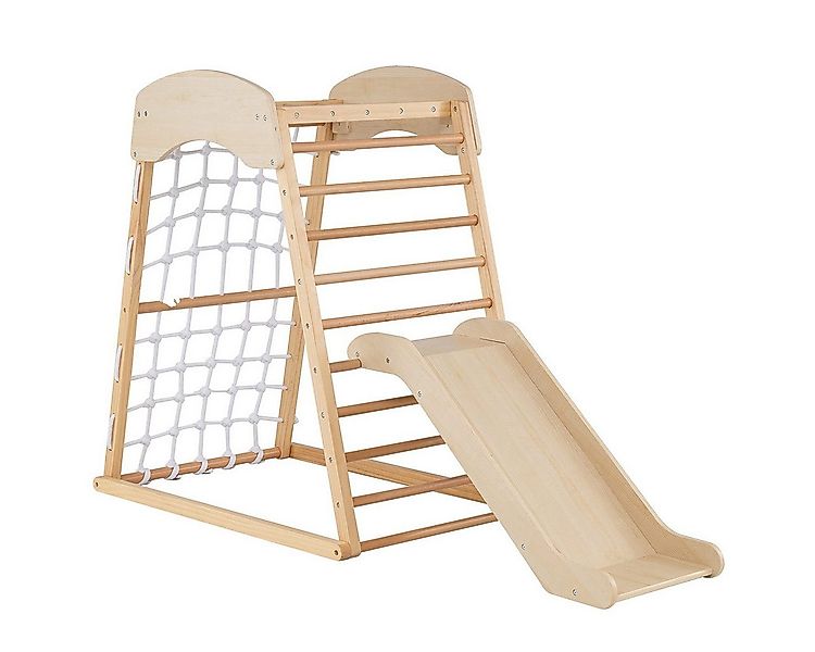 KOMFOTTEU Klettergerüst 6 in 1 Kletterspielset, mit Kletterleiter & Rutsche günstig online kaufen