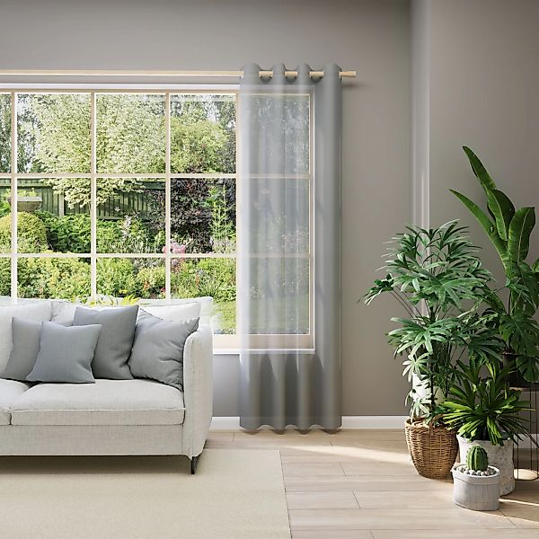 Neutex for you Vorhang nach Maß "EVA" Ösen 1 Stk. tlg. Uni-Voile mit elegan günstig online kaufen