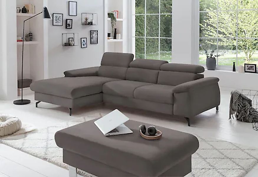 COTTA Polstergarnitur »Komaris L-Form«, (Set), Set bestehend aus: Ecksofa m günstig online kaufen