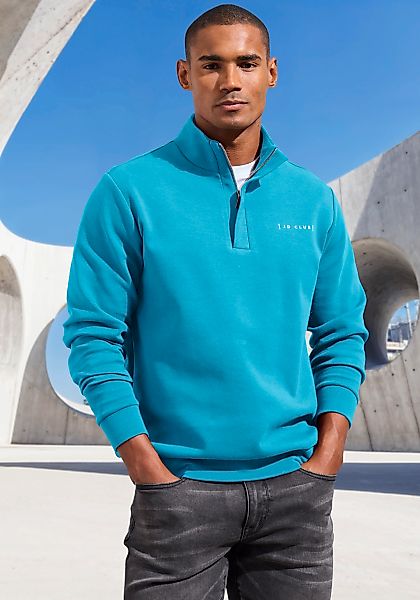 John Devin Sweatshirt ", Troyer mit Stehkragen und Reißverschluss", hochwer günstig online kaufen