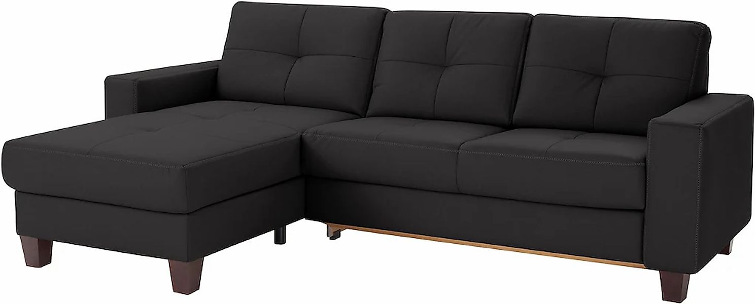 Places of Style Ecksofa "Varese L-Form", wahlweise mit Bettfunktion und Vor günstig online kaufen