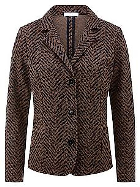 Jersey-Blazer Peter Hahn blau günstig online kaufen
