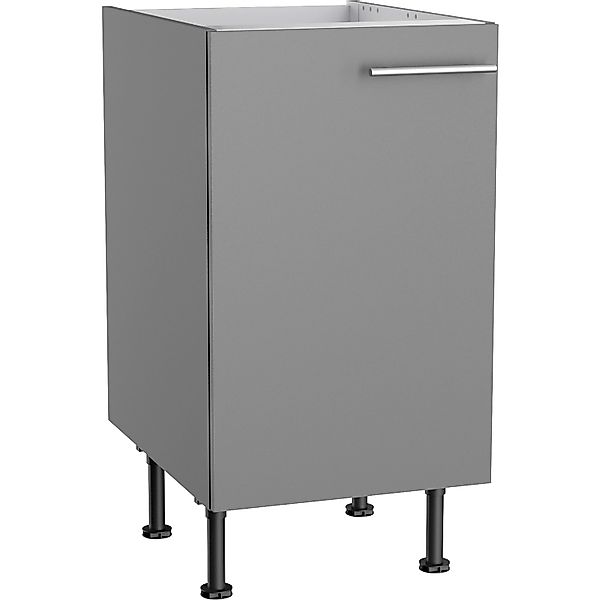 Optifit Küchen-Spülenunterschrank Mats825 45 cm x 87 cm x 58,4 cm Basaltgra günstig online kaufen