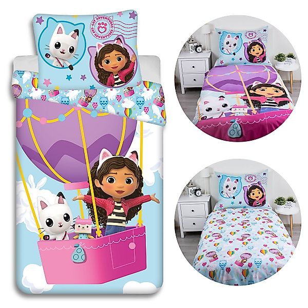 Sarcia.eu Kinderbettwäsche Gabby's Dollhouse Doppelseitige Kinderbettwäsche günstig online kaufen