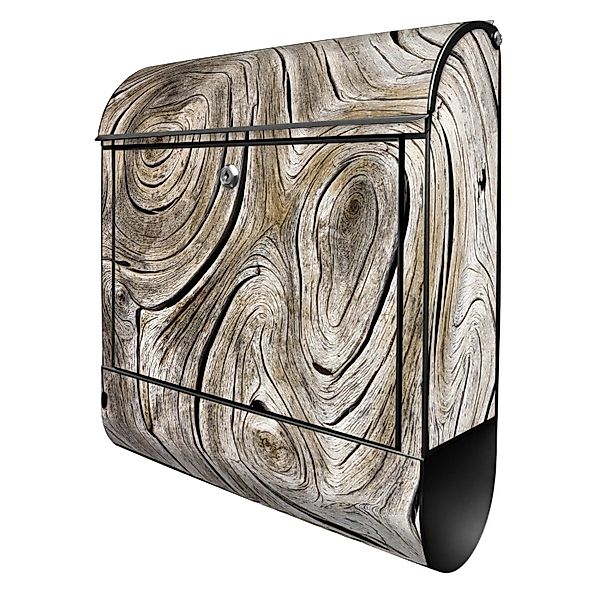 Banjado Design Briefkasten Schwarz Pulverbeschichtet 39x47x14cm 2 Schlüssel günstig online kaufen