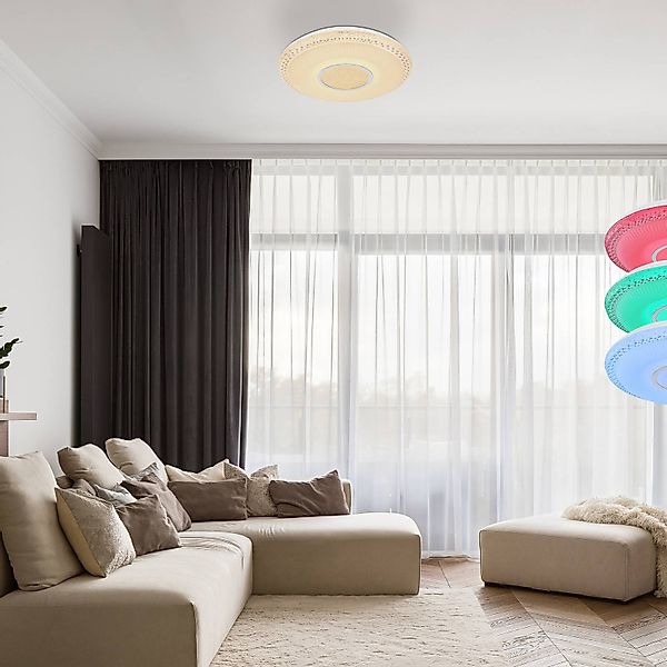 GLOBO LIGHTING LED Deckenleuchte »KLEMENS«, 1 flammig, Leuchtmittel LED-Mod günstig online kaufen