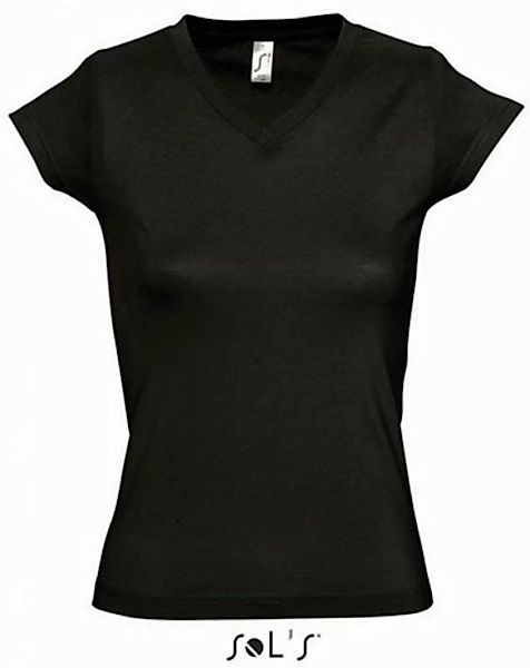 SOLS V-Shirt Ladies V-Neck Moon Damen T-Shirt günstig online kaufen