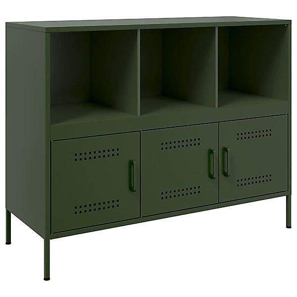 vidaXL Sideboard Sideboard Olivgrün 100,5x39x79 cm günstig online kaufen