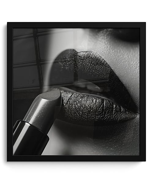 MuchoWow Poster Frau - Lippenstift - günstig online kaufen