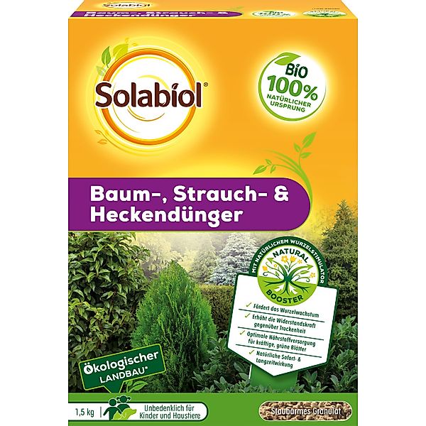 Solabiol Baum-, Strauch & Heckendünger 1,5 kg günstig online kaufen