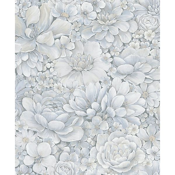 Marburg Vliestapete Flower, geprägt, matt, Blattmotiv moderne Tapete für Wo günstig online kaufen