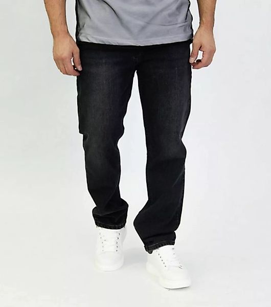 Denim Distriqt Loose-fit-Jeans Lässige Baggy Herren Jeans Hip Hop Jeans Sch günstig online kaufen