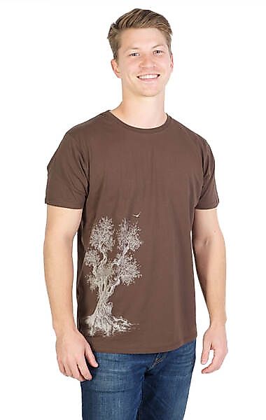 Shirt Aus Biobaumwolle Für Herren "Olive Tree" günstig online kaufen