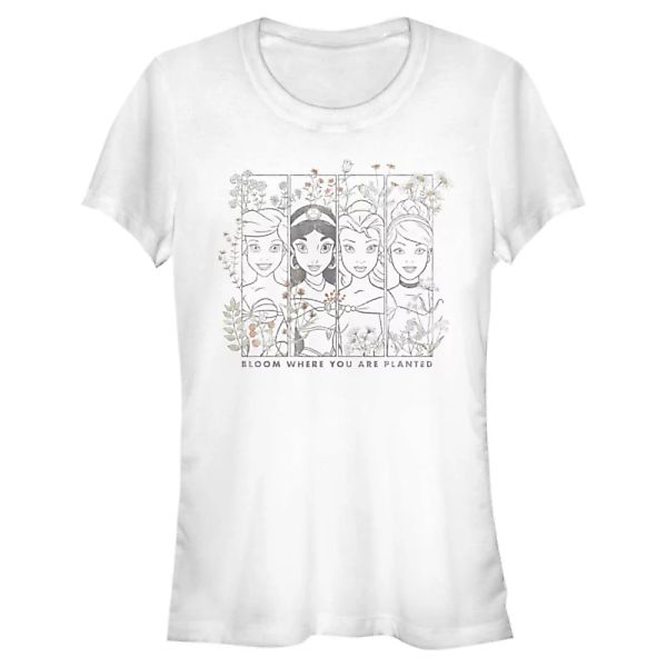Disney Prinzessinnen - Gruppe Princesses Floral - Frauen T-Shirt günstig online kaufen