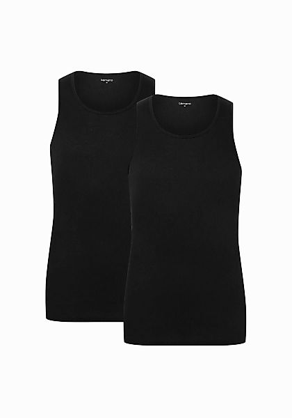 Camano Unterhemd "Unterhemd Men Comfort BCI Cotton Tank top T-shirt 2p 2er günstig online kaufen