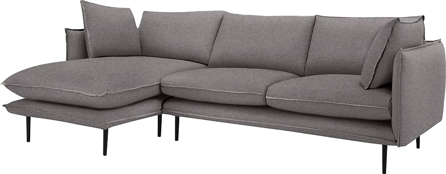 Home affaire Ecksofa "Somba L-Form" mit dickem Keder, Ottomane wahlweise li günstig online kaufen