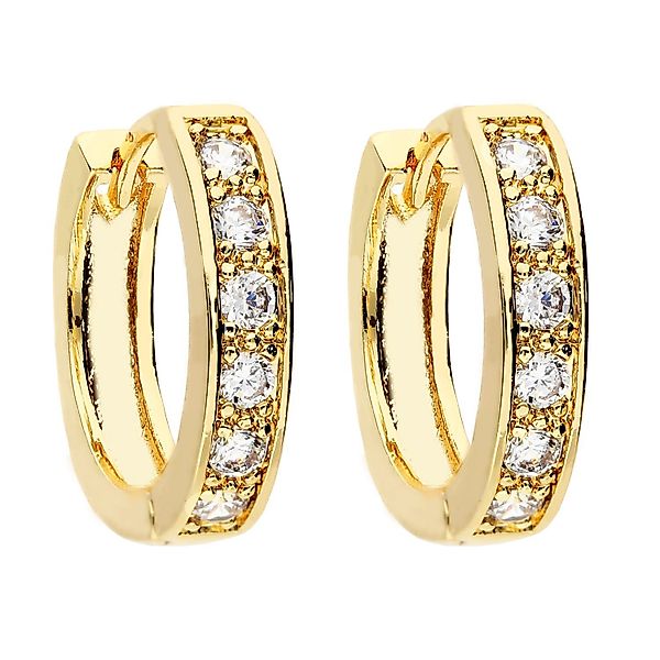 LÖB Paar Creolen 18K Gold vergoldet günstig online kaufen