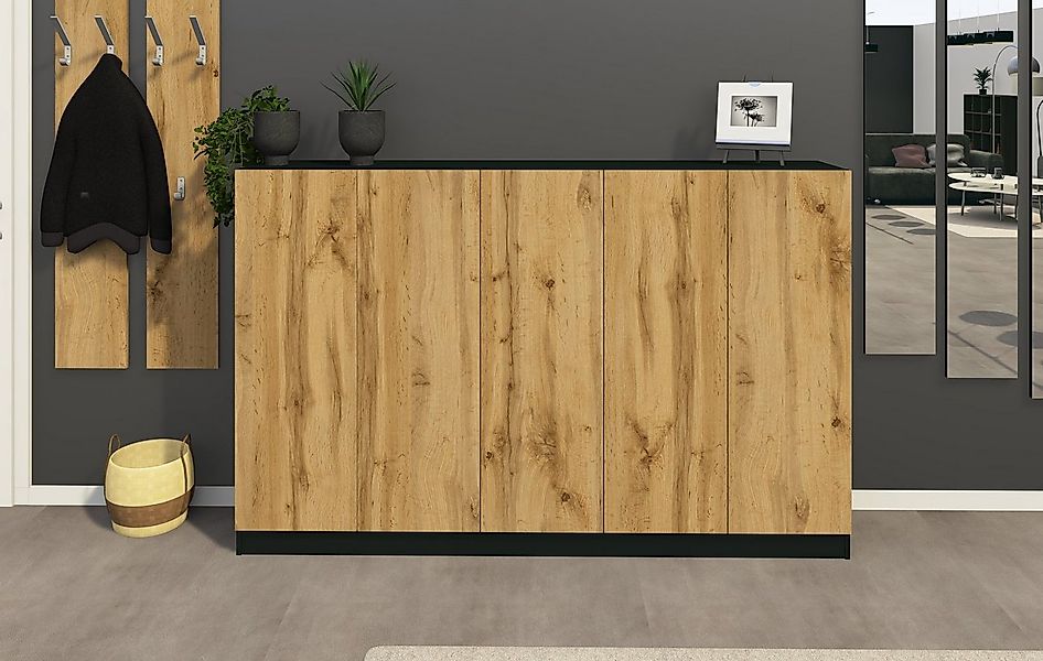 borchardt Möbel Schuhschrank Vaasa, Schuhregal 5-türig mit 18 verstellbaren günstig online kaufen