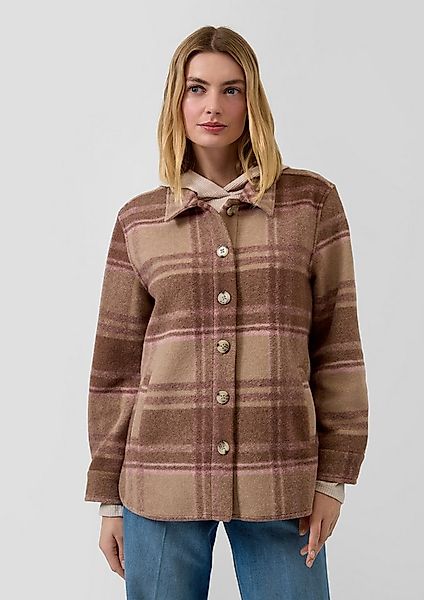 s.Oliver Funktionsjacke Indoor-Jacke Overshirt aus Wollmix günstig online kaufen