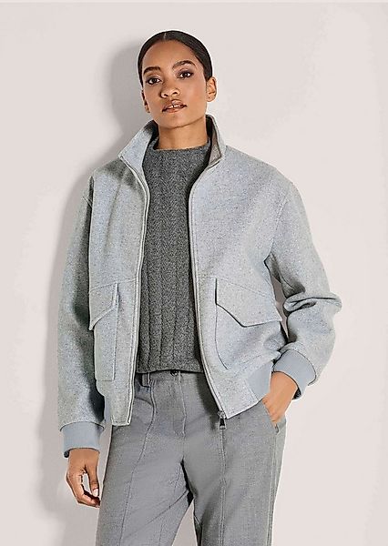 MADELEINE Outdoorjacke Eleganter Damenblouson mit Melange-Optik Kurzjacke m günstig online kaufen