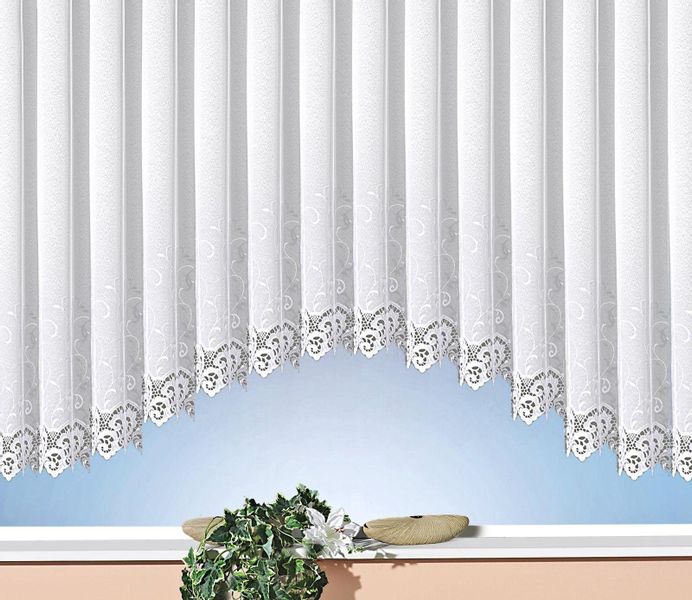 Weckbrodt Gardine "Elina" Kräuselband 1 Stk. tlg. echte Stickerei, Makramee günstig online kaufen