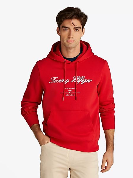 Tommy Hilfiger Hoodie "SCRIPT LOGO HOODY", mit aufgesticktem Logo günstig online kaufen