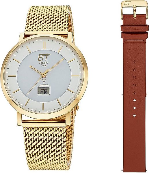 ETT Funkuhr Atacama EGS-11623-11MS, (Set, 2-tlg., mit Wechselband aus Leder günstig online kaufen