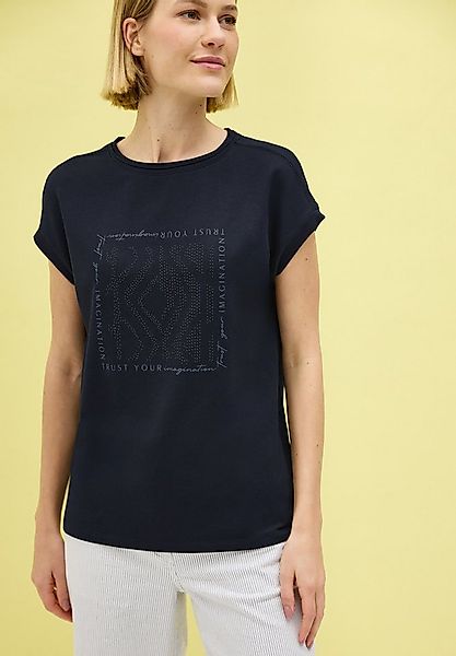 CECIL T-Shirt mit Glitzer Print günstig online kaufen