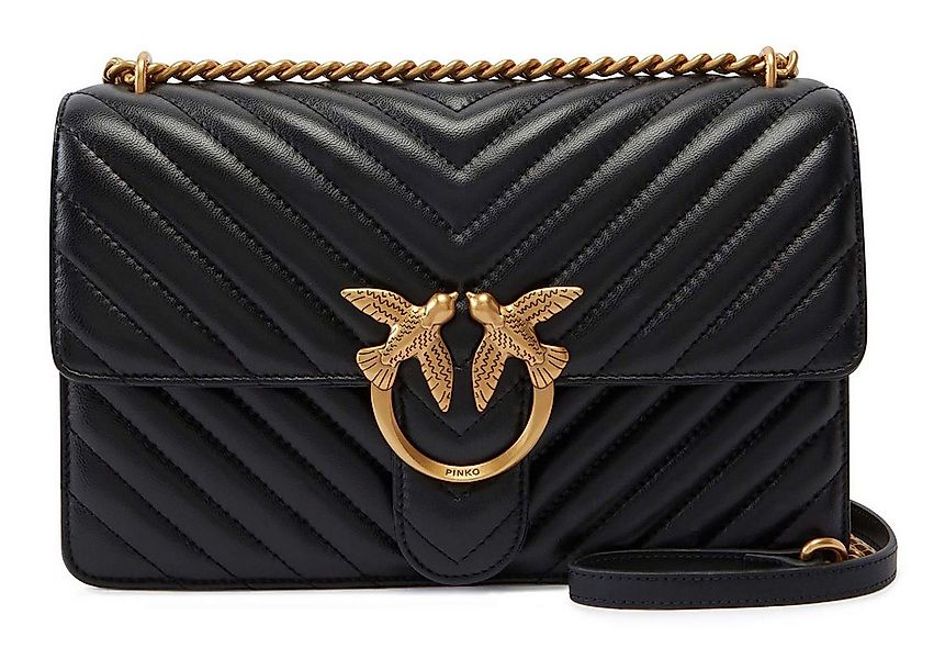 PINKO Umhängetasche Classic DC Sheep Nappa Chevron, aus echtem Schafsleder günstig online kaufen