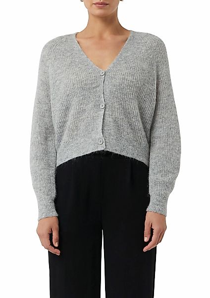 comma casual identity Cardigan, casual, bequem, Alpakamix, V-Ausschnitt günstig online kaufen