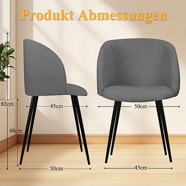 HOMELUX Polsterstuhl Esszimmerstuhl 2/4 Set, Küchenstuhl günstig online kaufen